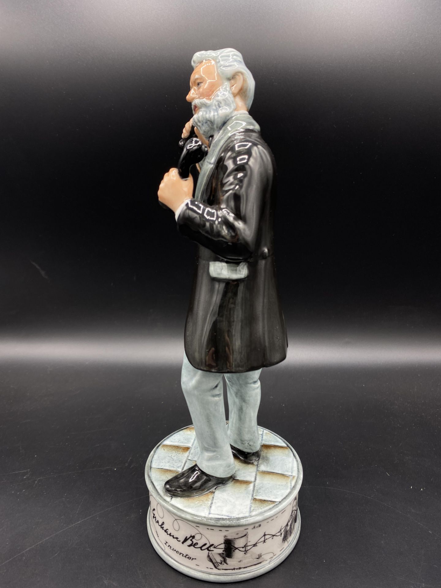 Royal Doulton Prestige figurine Alexander Graham Bell - Image 2 of 4