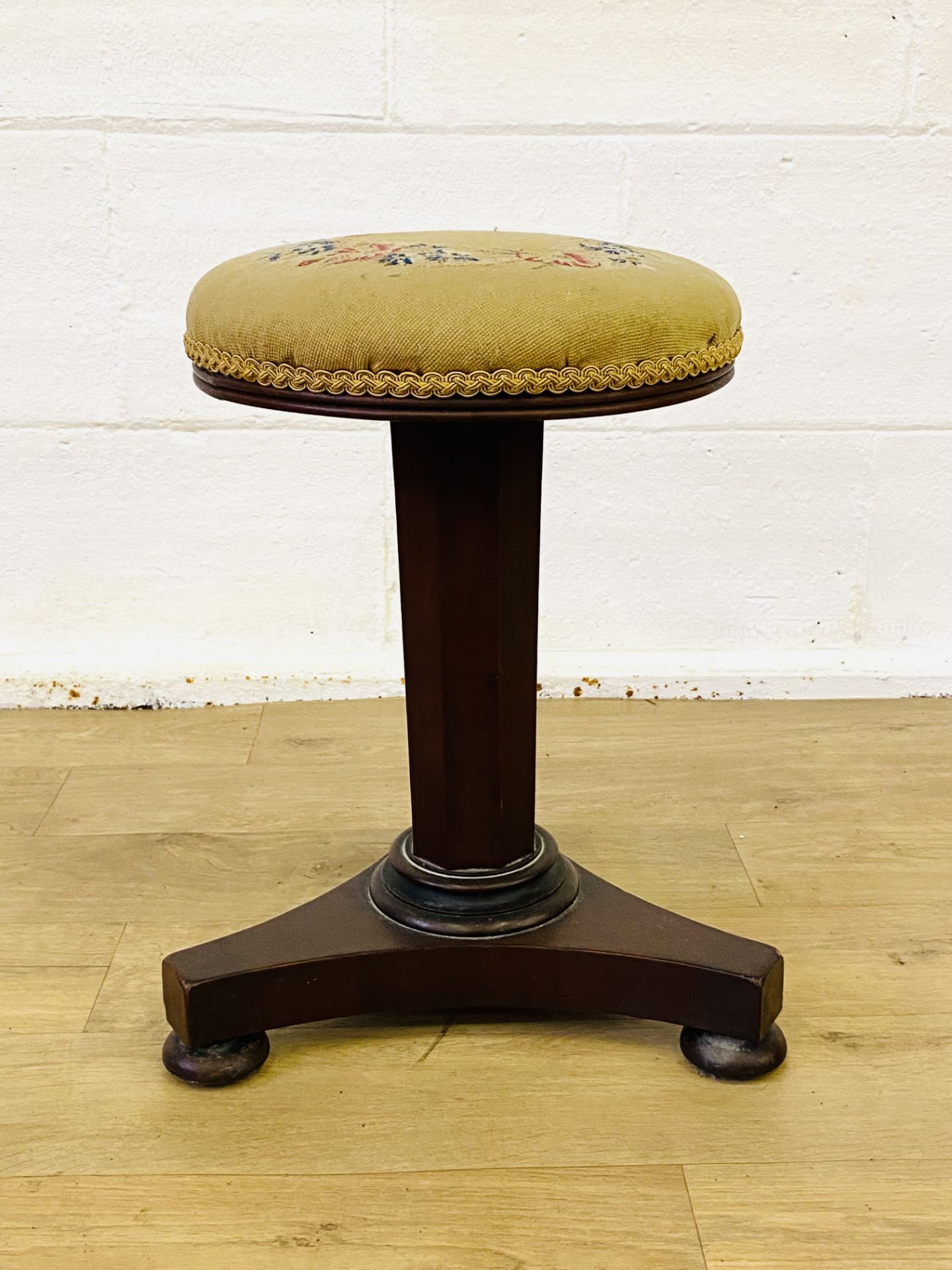 Victorian mahogany stool - Bild 5 aus 5