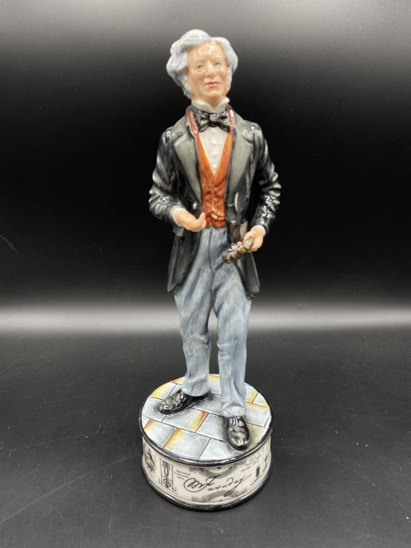 Royal Doulton Prestige figurine Michael Faraday - Image 2 of 3