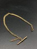 9ct gold fob chain
