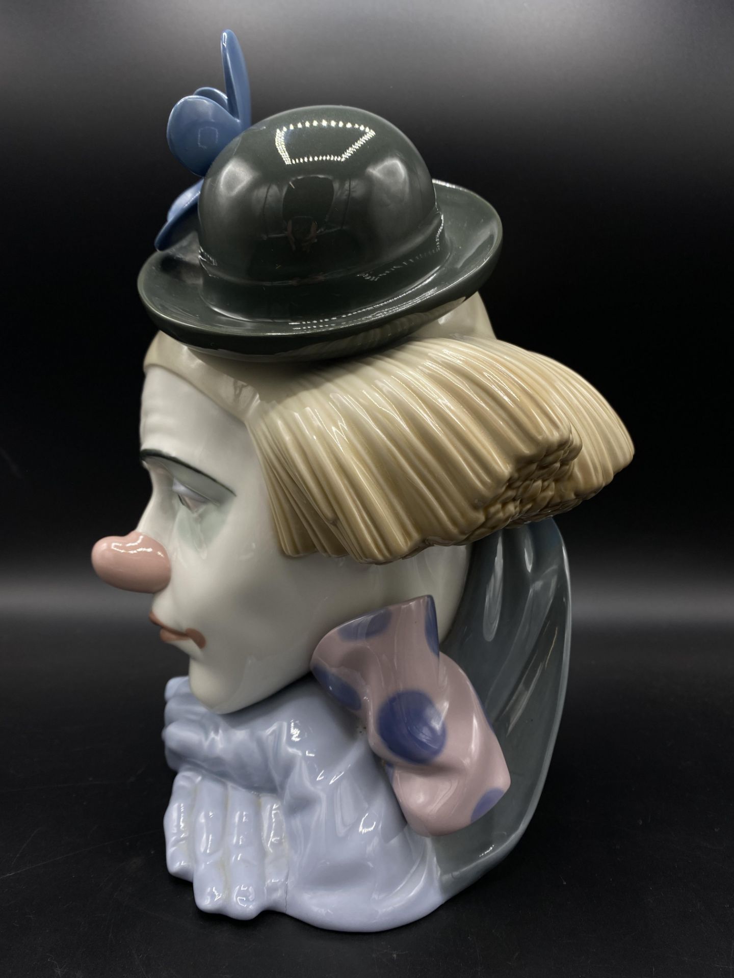 Lladro porcelain clown bust - Image 4 of 4