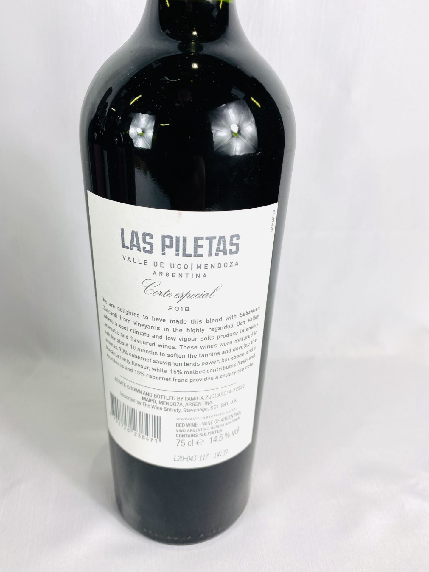 Twelve 75cl bottles of Las Piletas Malbec - Bild 4 aus 4