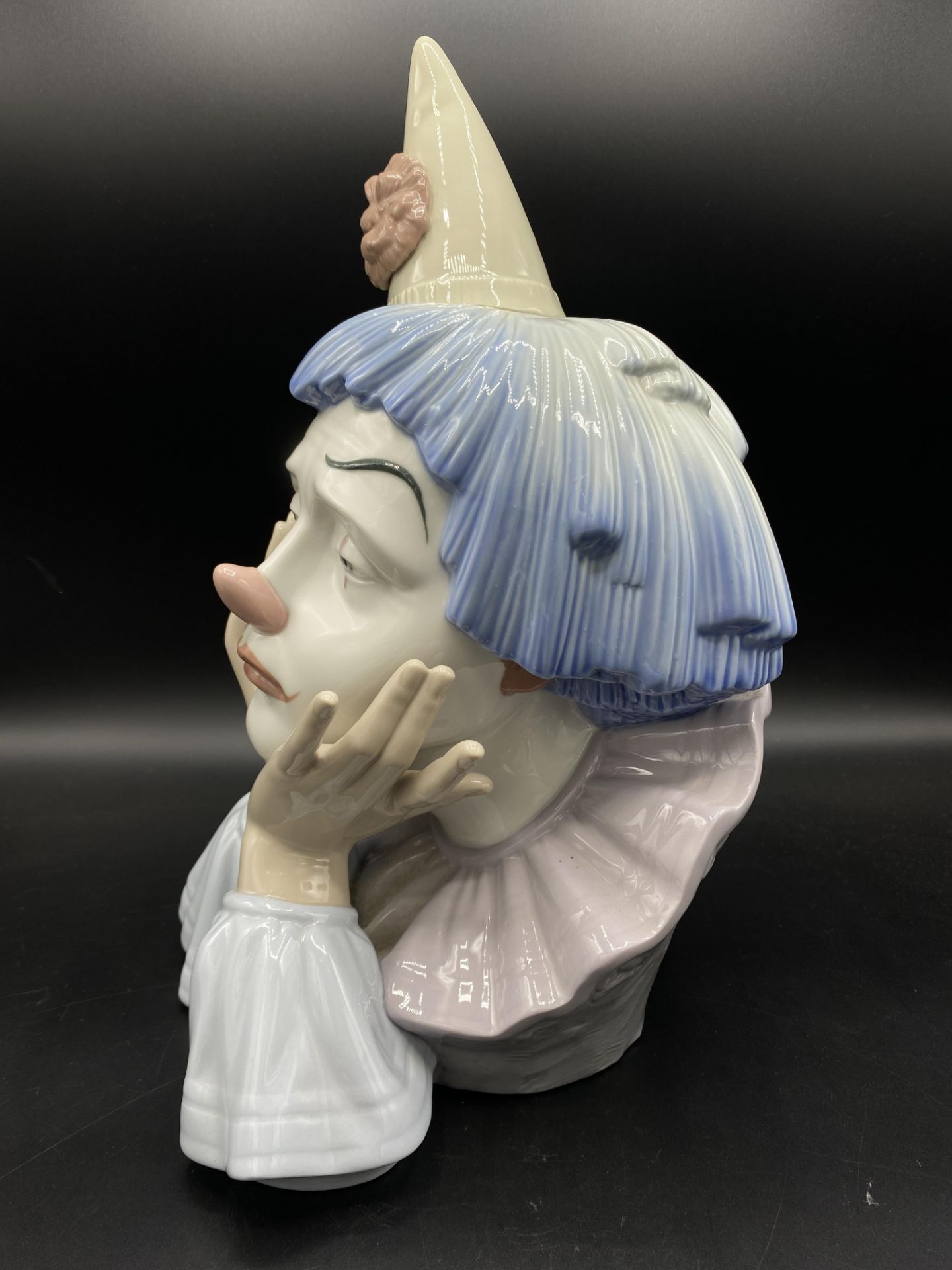 Lladro porcelain clown bust - Image 4 of 4