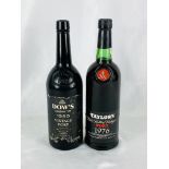 Two bottles of port