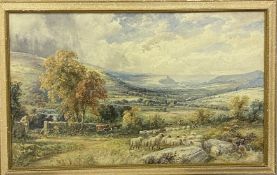 W. H. Piggott, framed and glazed watercolour