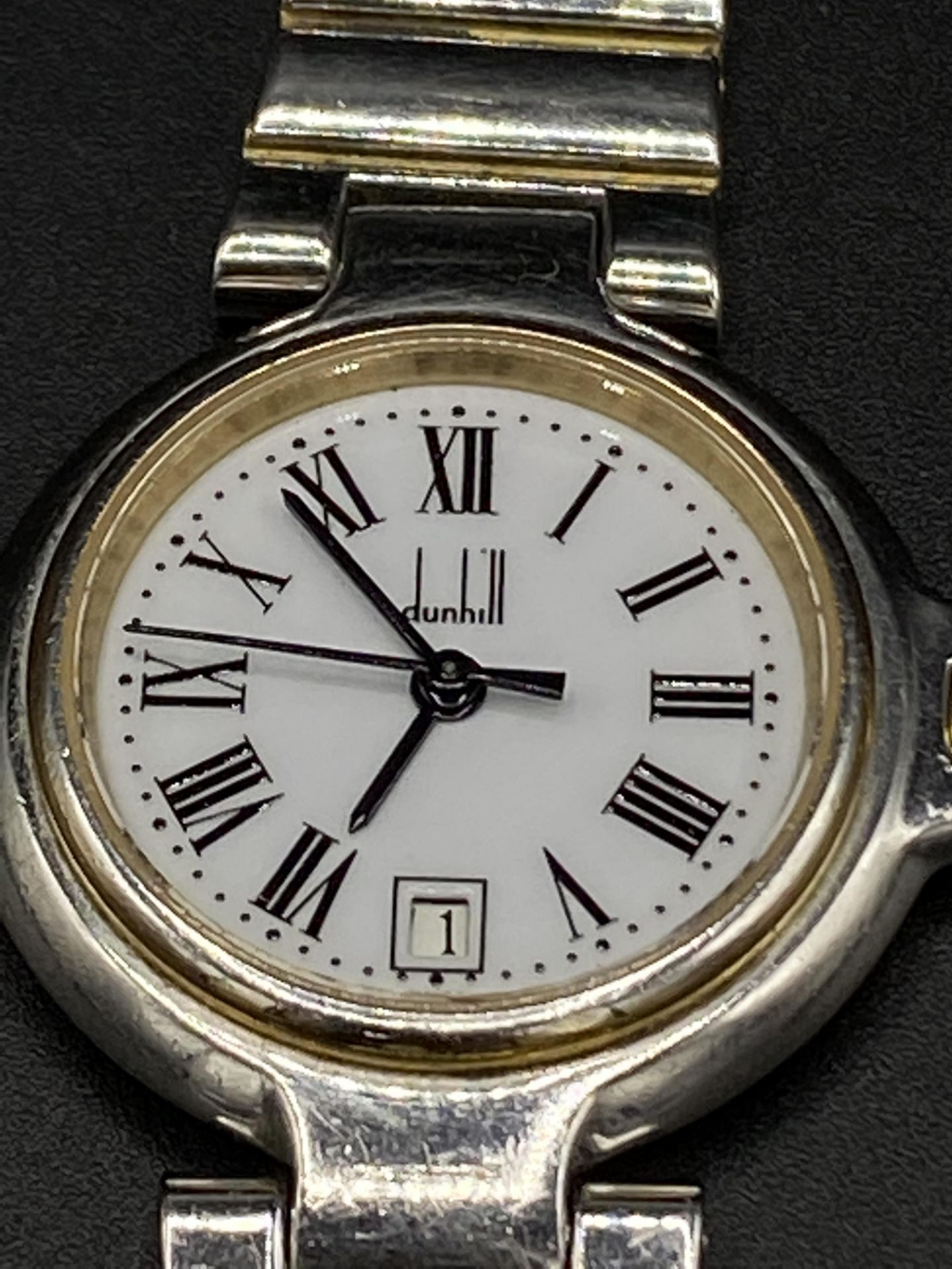 Dunhill quartz wristwatch together with two silver pocket watches and a fashion watch - Bild 11 aus 14