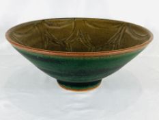Studio pottery bowl by Eric Stockl