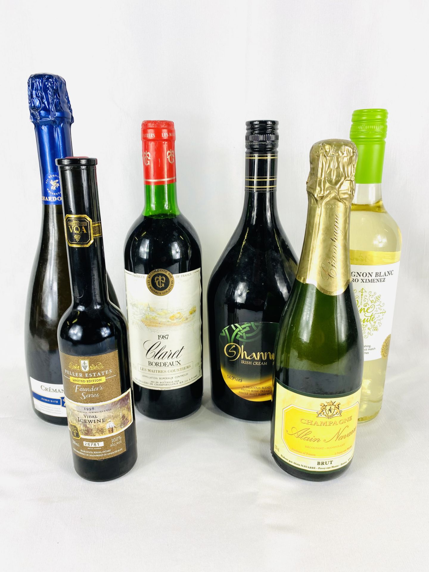 Quantity of wines, a bottle of champagne and a bottle of liqueur - Image 5 of 5