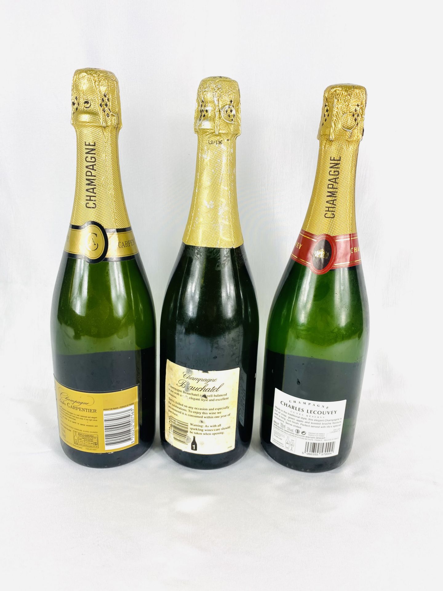 Three bottles of champagne - Bild 2 aus 3