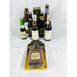 Various bottles of ale