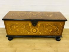 European chest with marquetry inlay