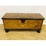 European chest with marquetry inlay