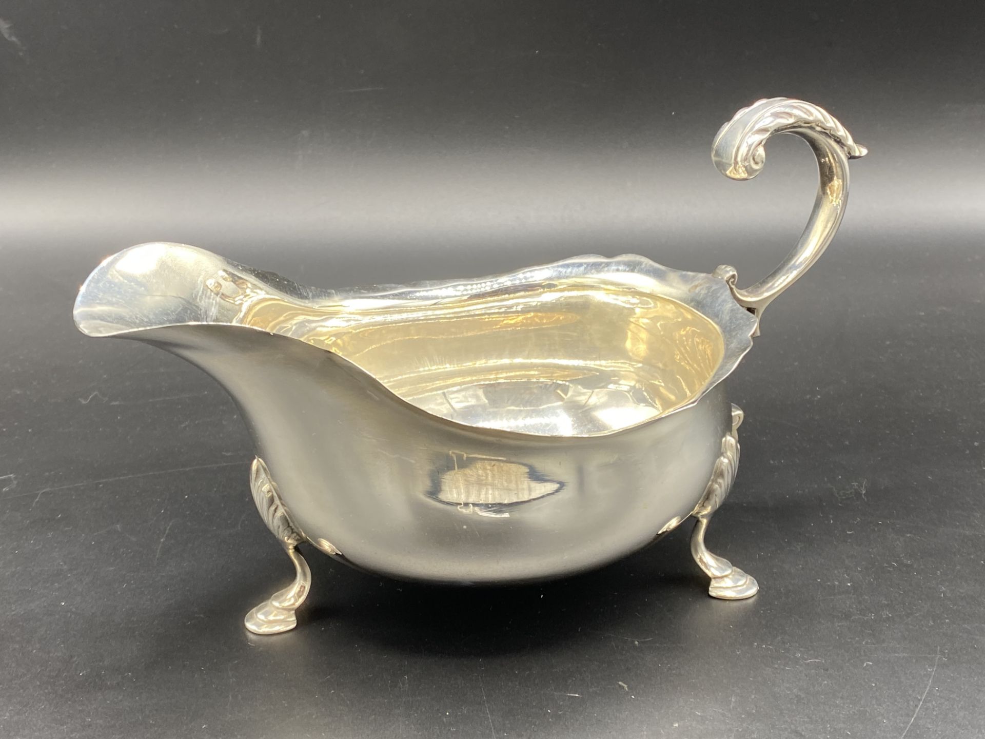 Silver sauce boat, 1921