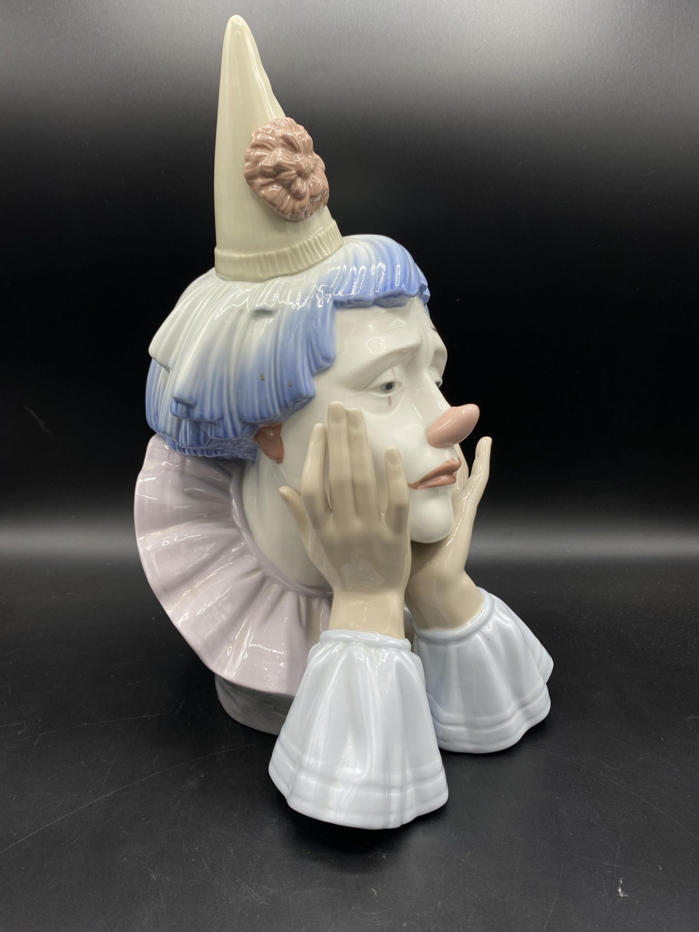 Lladro porcelain clown bust - Image 2 of 4
