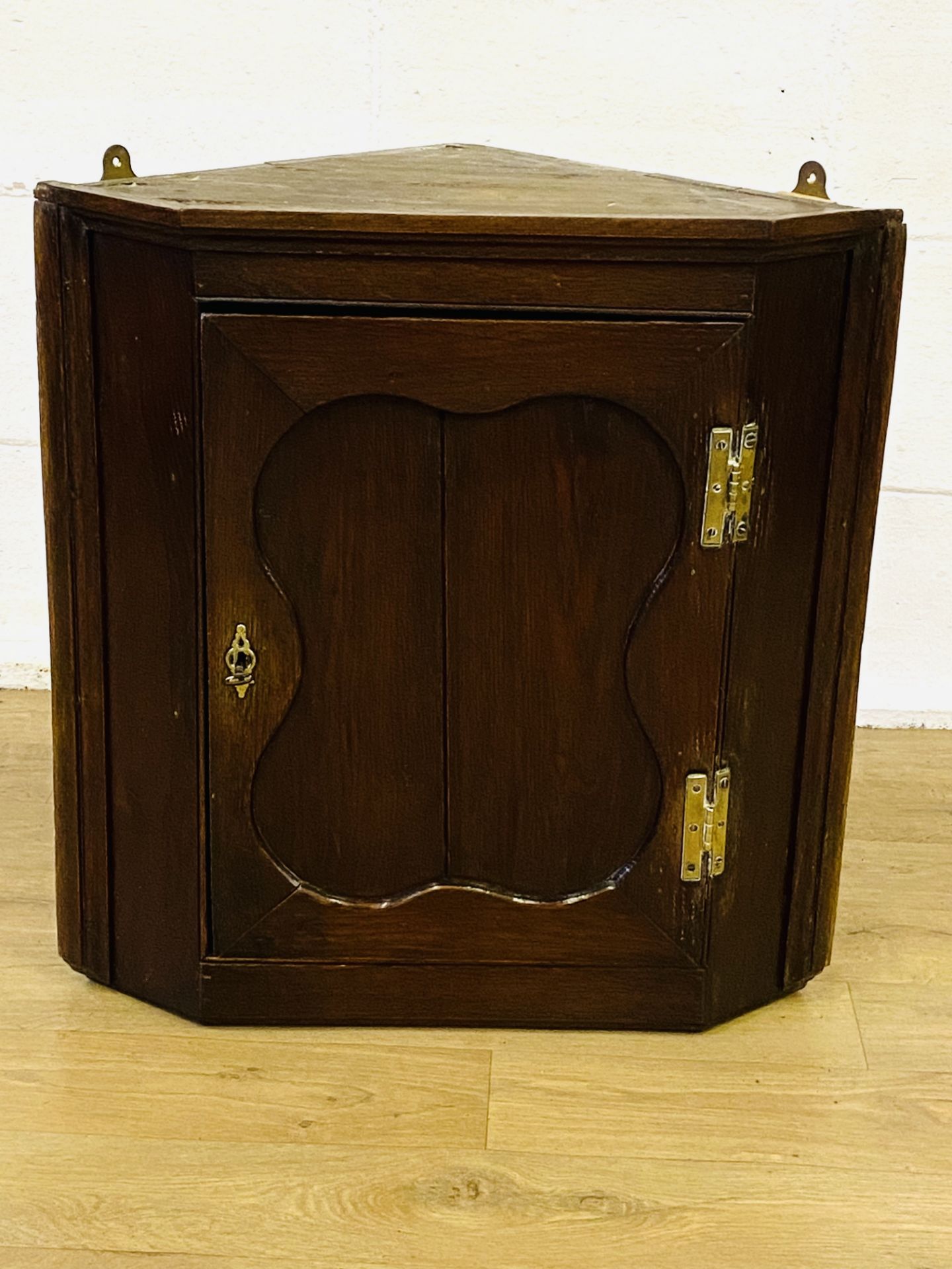 Oak corner cupboard - Image 2 of 4