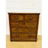 Mahogany chest of drawers