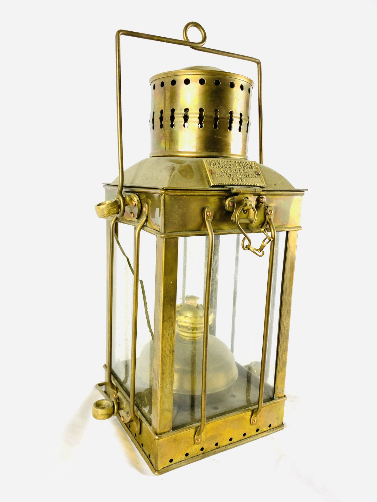 Brass cargo lamp - Bild 2 aus 6