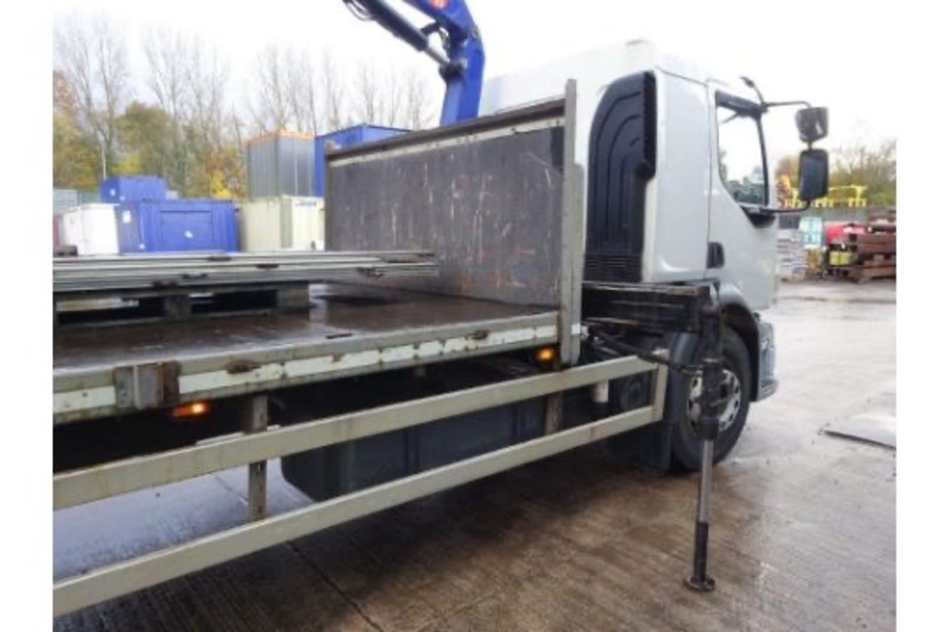 Volvo FL240 Auto, 2013 reg, Dropside Flat with a 2017 PM 6022 Crane mounted - Image 13 of 23