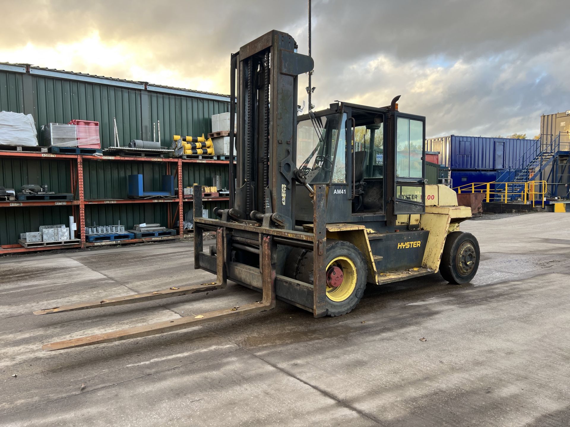Hyster H12.00XL Diesel Counter Balance Fork Lift Truck - Image 5 of 12