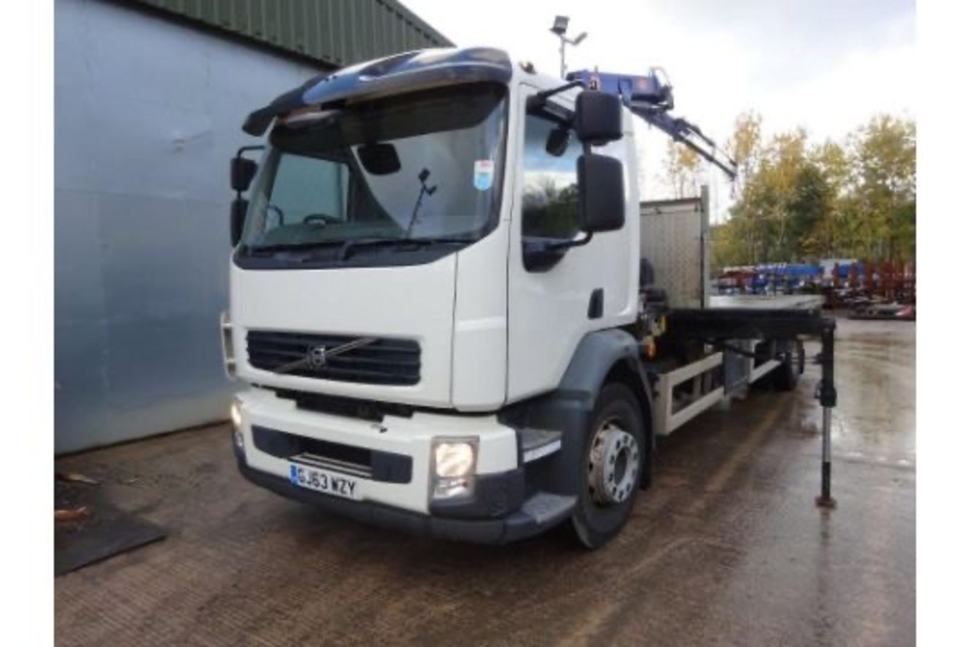 Volvo FL240 Auto, 2013 reg, Dropside Flat with a 2017 PM 6022 Crane mounted - Image 11 of 23