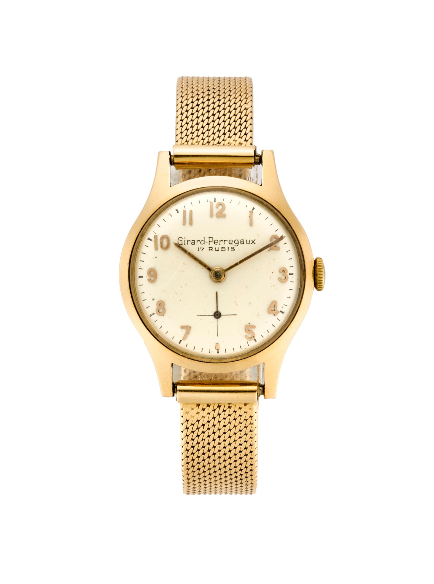 Girard-PerregauxLady's 18K gold wristwatch1980sDial, movement and case signedManual-wind