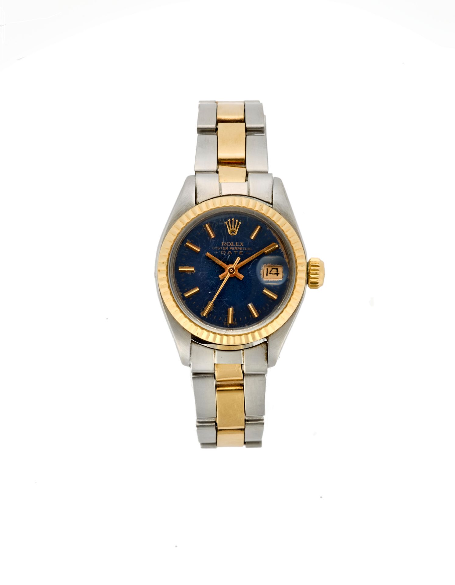 Rolex, Lady DateJust Ref. 6917Lady's steel and gold wristwatchYear 1974Dial, movement and case