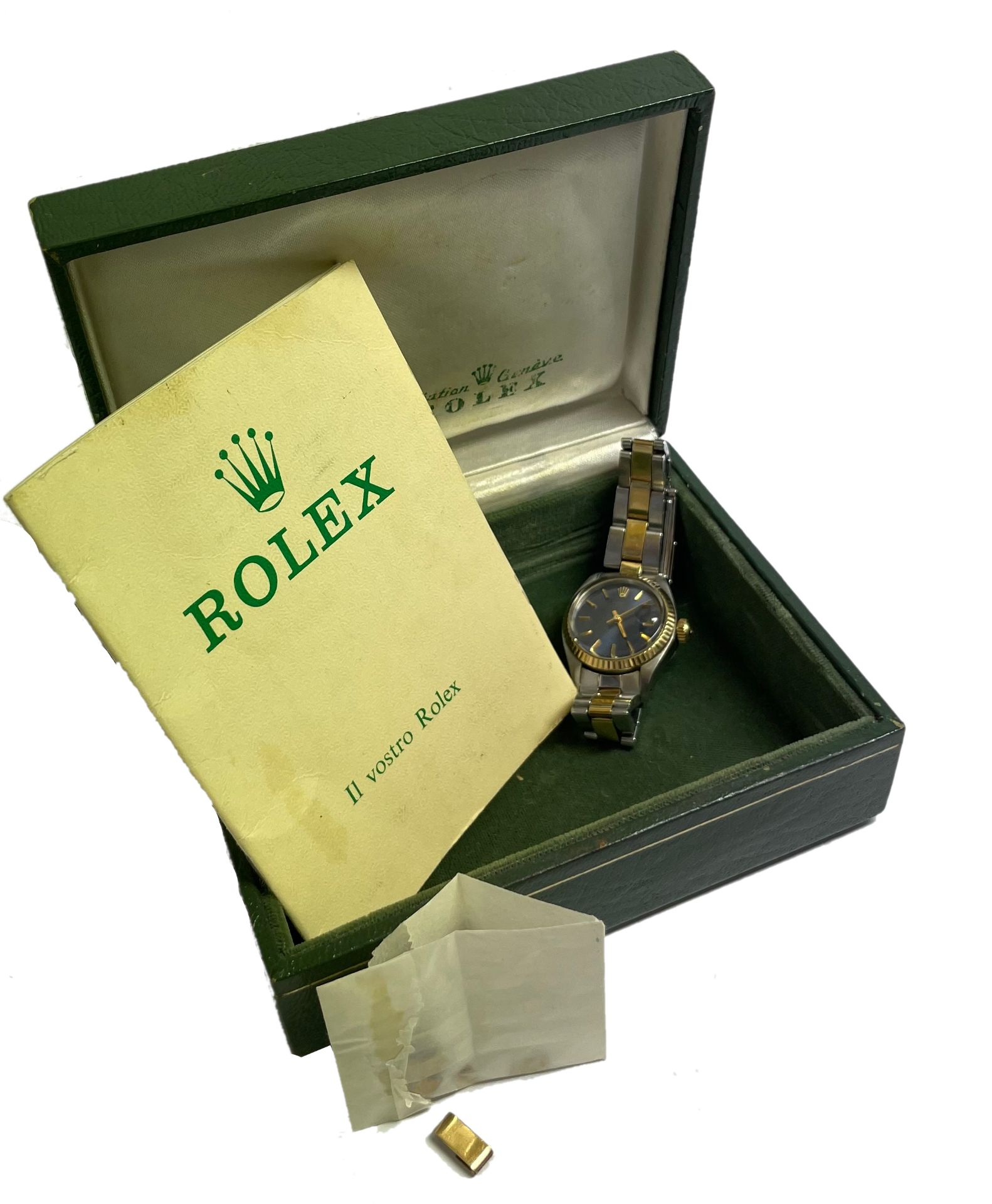 Rolex, Lady DateJust Ref. 6917Lady's steel and gold wristwatchYear 1974Dial, movement and case - Image 2 of 2