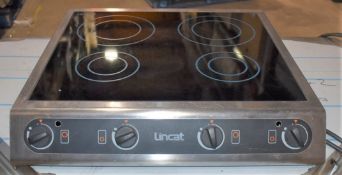 1 x Lincat IH42 Four Zone Countertop Induction Hob - RRP £1,499 - Ref: WH2-120 B3F - CL999 -