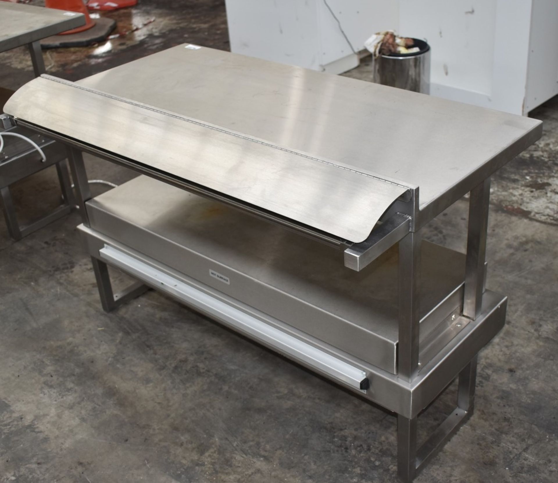 1 x Stainless Steel Bench Mounted Passthrough Food Warmer With Ticket Rails Ref SL254 WH4 - - Image 4 of 5