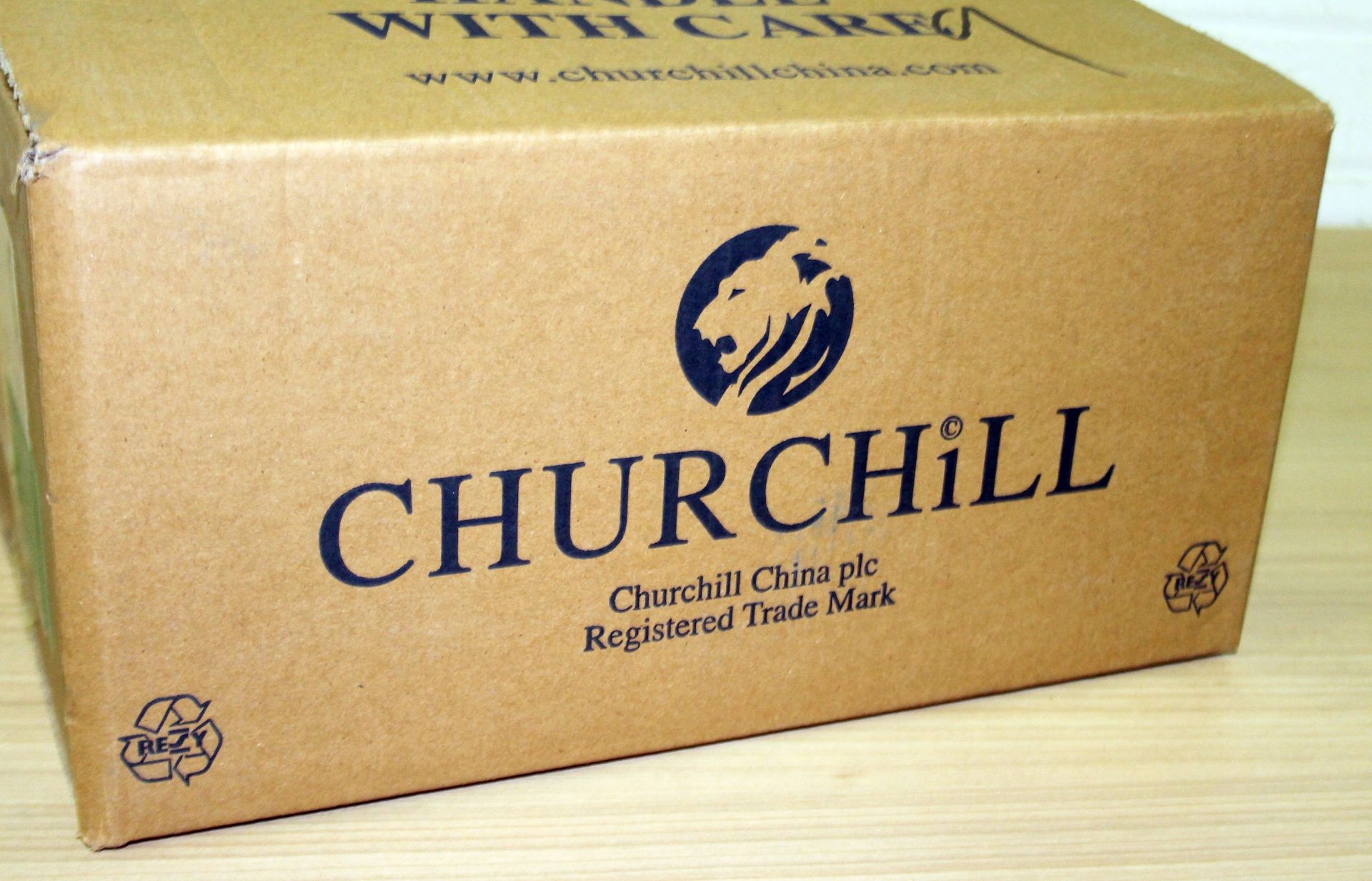 36 x Churchill 'Bit on the Side' Blue Ripple Dip Pots (114ml) - Recently Removed From An Well- - Image 4 of 7