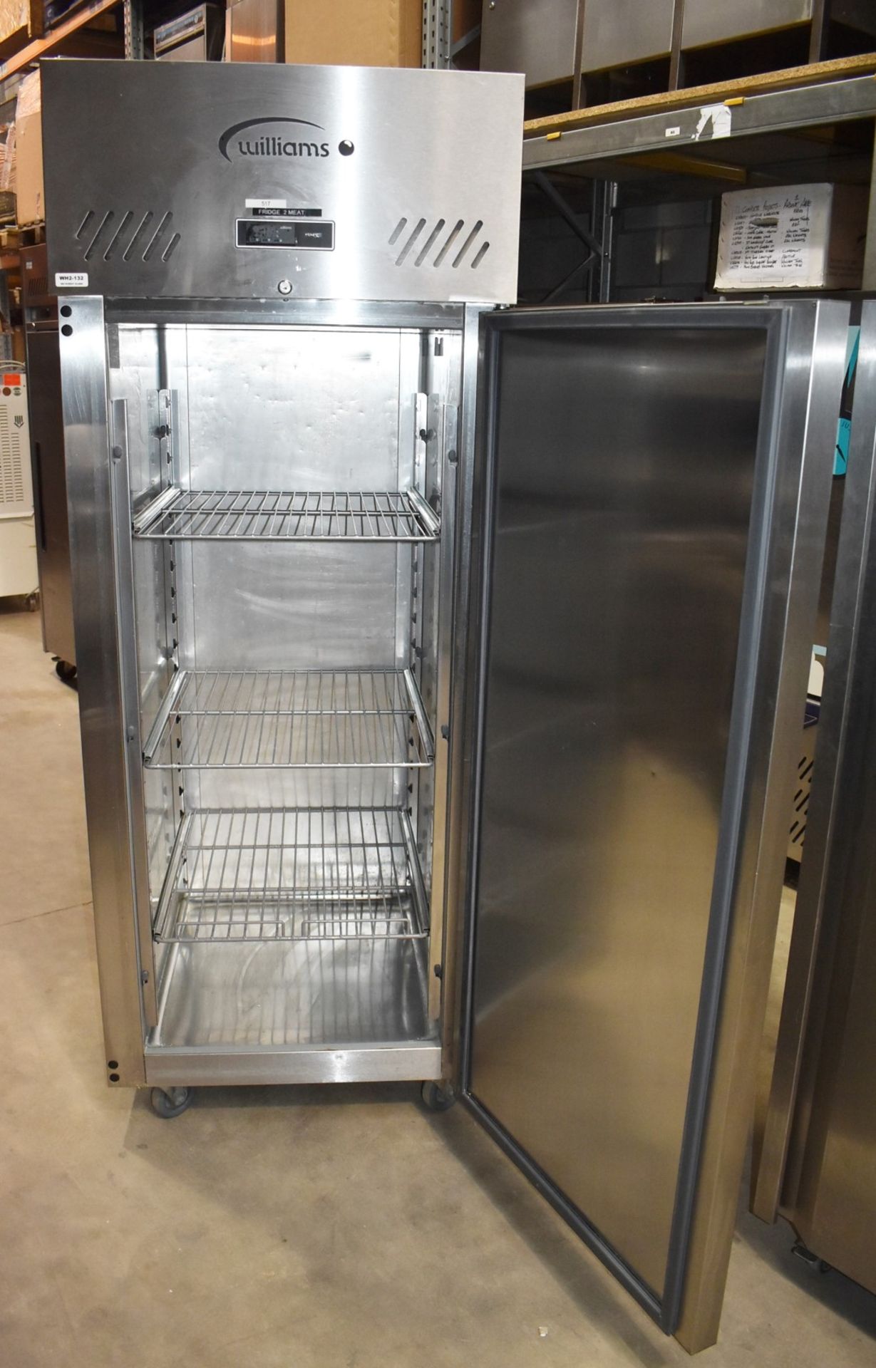 1 x Williams Upright Single Door Refrigerator With Stainless Steel Exterior - Model HS1SA - Recently - Image 6 of 12