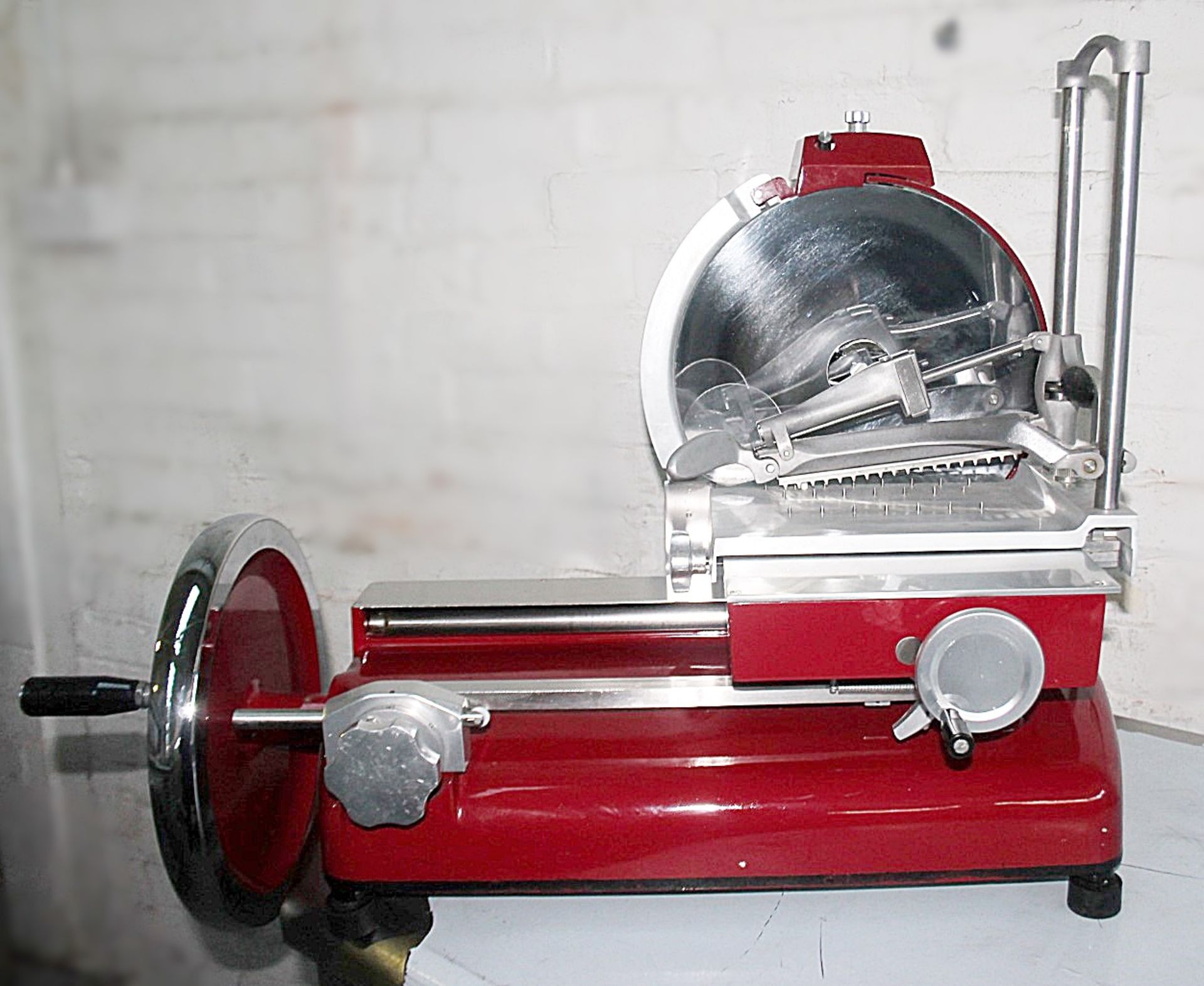 1 x SURE SLICE Commercial Traditonal Flywheel (Volano) Manual Slicer - Heavy Duty Model: