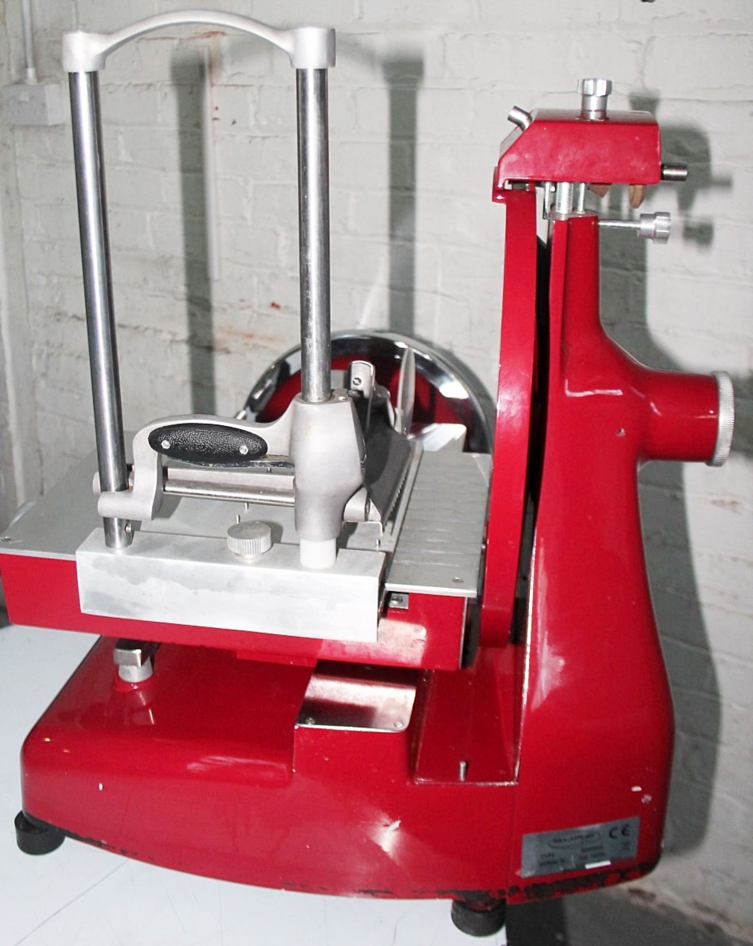 1 x SURE SLICE Commercial Traditonal Flywheel (Volano) Manual Slicer - Heavy Duty Model: - Image 20 of 20