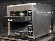 1 x Dualit DCT2T Commercial Conveyor Toaster - 240v With Stainless Steel Exterior - Ideal For