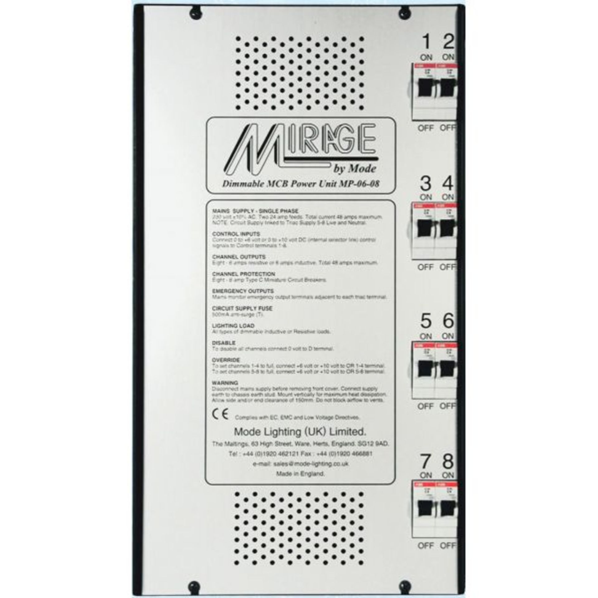 1 x Mode Mirage Dimmable MBC Power Unit - CL701 - Location: Ashton Moss, Manchester, OL7