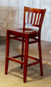 6 x Wooden Restaurant Barstools - CL701 - Location: Ashton Moss, Manchester, OL7Collections:This
