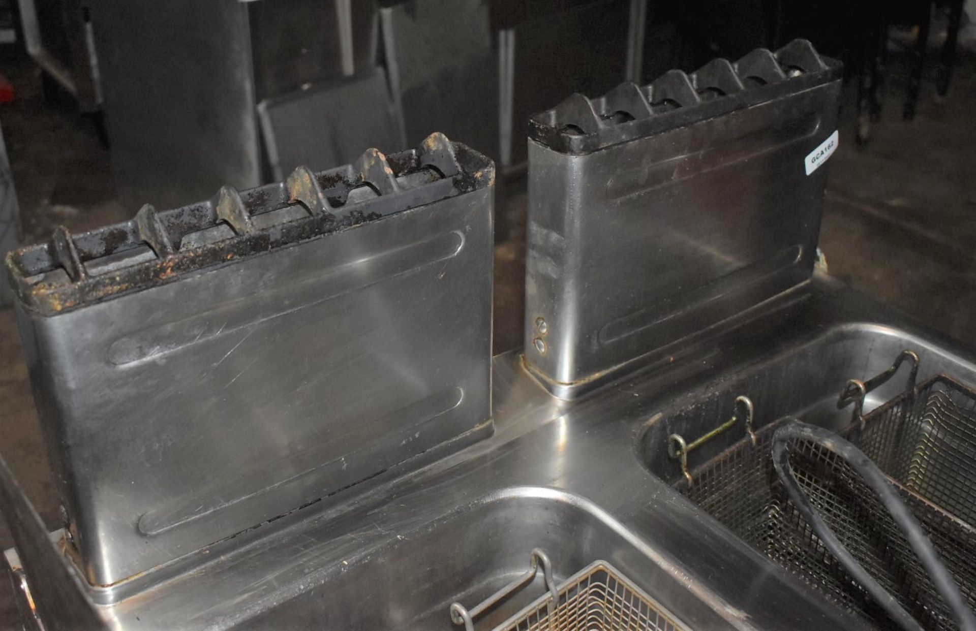 1 x Angelo Po Twin Tank Commercial Fryer - Includes Baskets - Removed From a Commercial Kitchen - Image 5 of 17