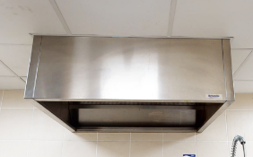 1 x Commercial Stainless Steel Extraction Canopy - CL701 - Location: Ashton Moss, Manchester, OL7