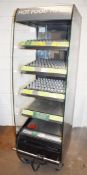 1 x Fri-Jado Four Tier Multi Deck Hot Food Warmer Heated Display Unit - Model MD60-5 SB -