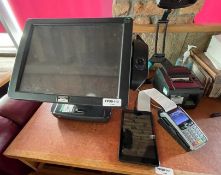 1 x EPOS Terminal With Receipt Printer And Handheld Card Machine - Phone Is NOT Included - Ref: