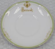 36 x Harrods Two Colour Litho Can Stands Plates - Dimensions: 6.5 inch slim - Recently Removed