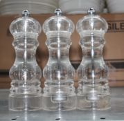 19 x PEUGEOT 'Nancy' Salt & Pepper Grinders (22cm) - Recently Removed From An Well-known