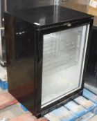 1 x Polar GL011-03 Single Door 60cm Backbar Bottle Cooler - 240v - Ref: WH2 SL241 B7B - CL999 -