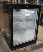 1 x Polar GL011-03 Single Door 60cm Backbar Bottle Cooler - 240v - Ref: WH2-106 B1F - CL999 -