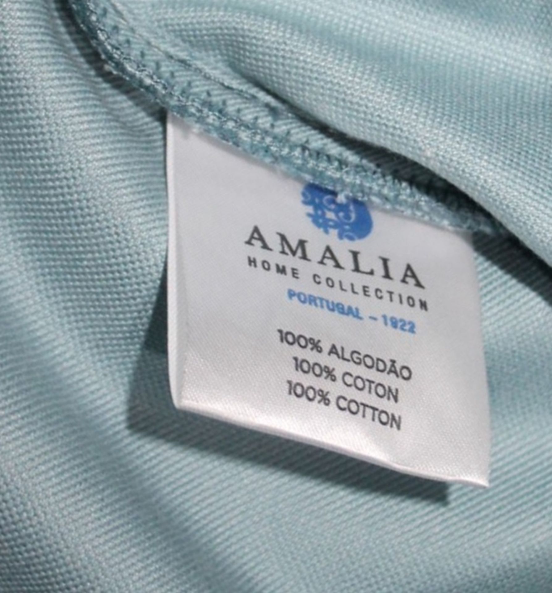 1 x AMALIA 'Chá' Luxury Super King Size Duvet Cover With Pillowcases Cases And Sheet- Dimensions: - Image 9 of 9