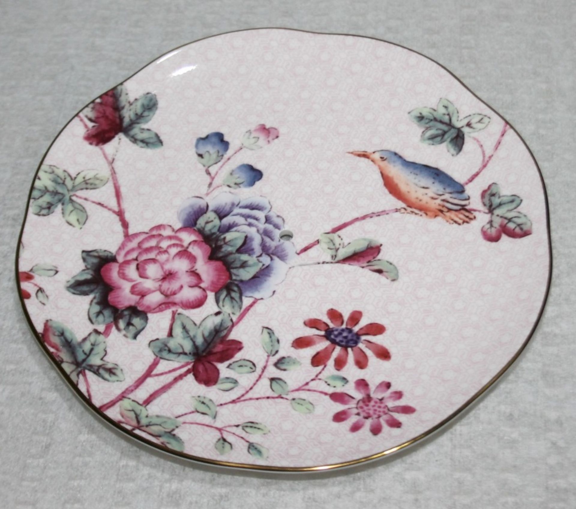 1 x WEDGWOOD 'Harlequin Cuckoo' Two-Tier Bone China Cake Stand - Original Price £95.00 - Unused - Image 11 of 12