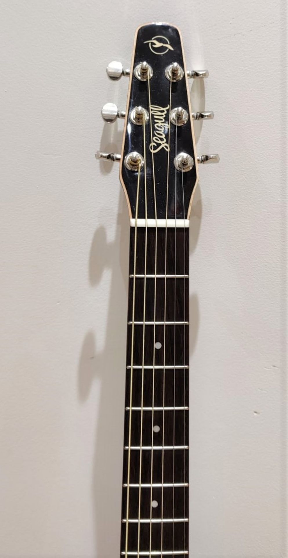 1 x Seagull S6 Original Slim Burnt Umber Dreadnaught Electro Acoustic Guitar - RRP £600 - Very - Image 13 of 14