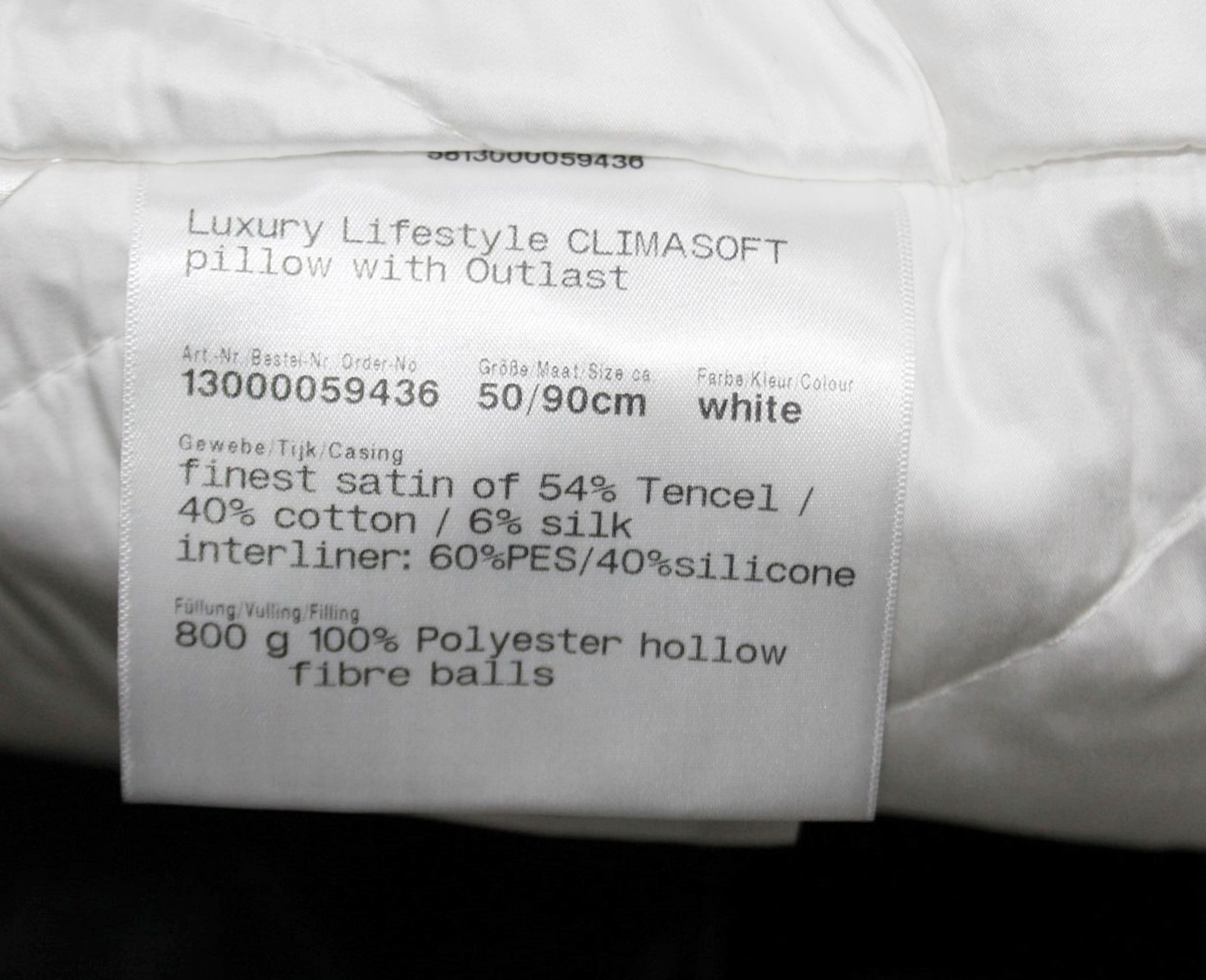 1 x BRINKHAUS 'Climasoft Outlast' Luxury Pillow (Firm) - Dimensions: 50cm x 90cm - Original Price £ - Image 5 of 8