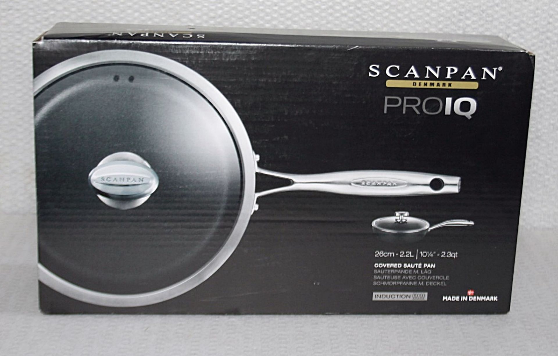 1 x SCANPAN Pro IQ Saute Pan with Lid (26cm) - Original Price £199.00 - Unused Boxed Stock - Ref: - Image 6 of 10