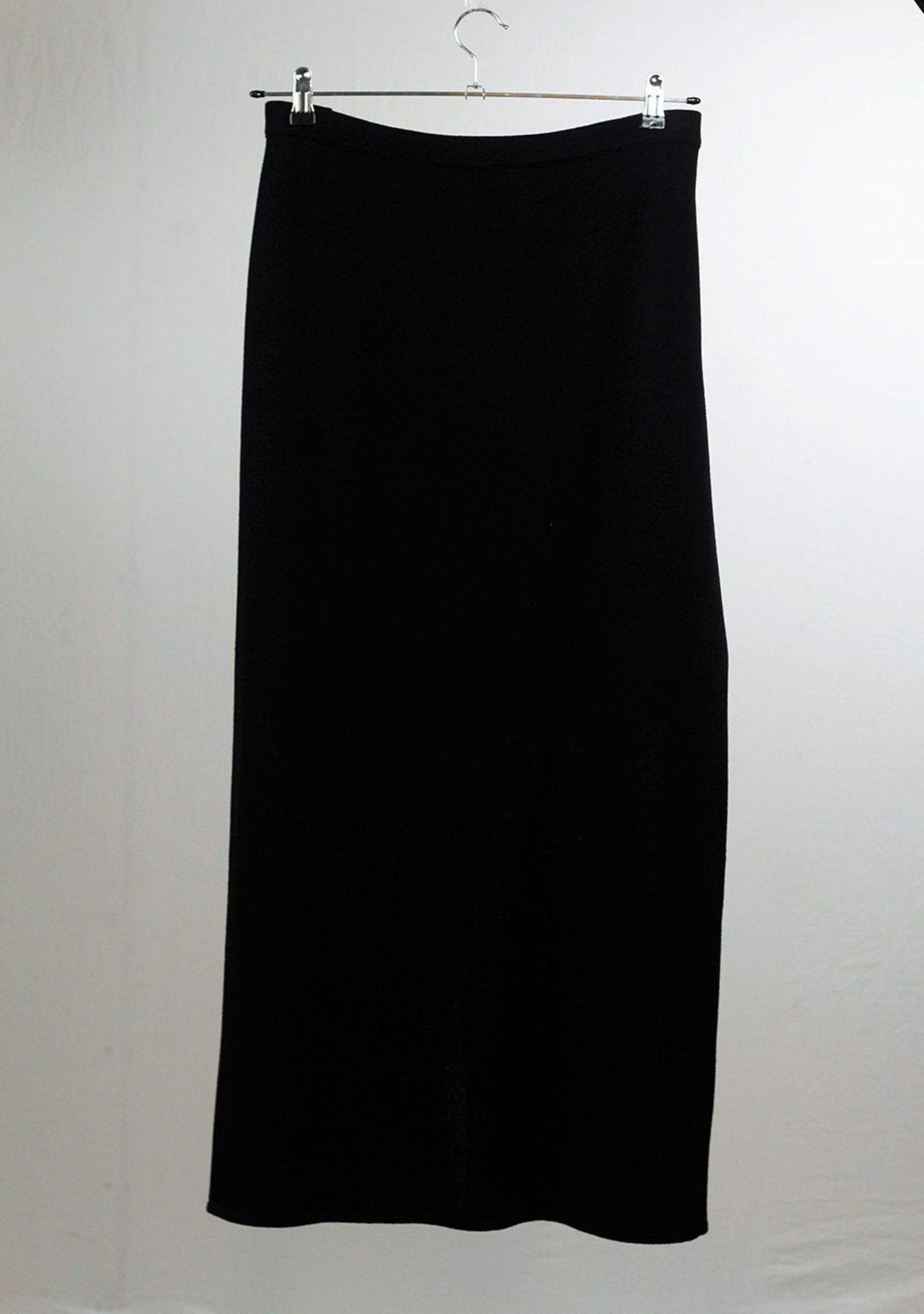 1 x Boutique Le Duc Black Black Skirt - Size: 22 - Material: 60% Acrylic 25% Wool 15% Nylon. - Image 2 of 6
